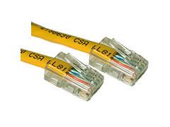 C2g 5ft Cat5e Non-boot Crossover Utp-ylw
