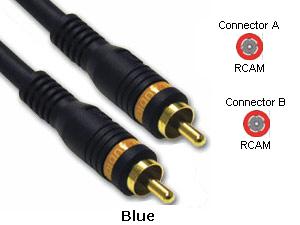 C2g Video Cable - Rca Left Connector - Male Left Gender - Rca Right Connector - Male