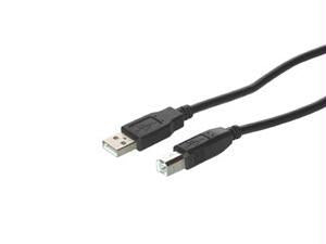 C2g 6.6ft (2m) Usb 2.0 A/b Cable - Black - Easily Connect A Usb Hub, Keyboard Or Mou