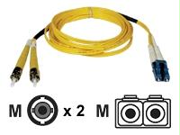 Eaton Tripp Lite Series Duplex Singlemode 9/125 Fiber Patch Cable (lc/st), 1m (3