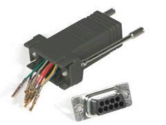 C2g Modular Adapter - Rj-45 Left Connector - Female Left Gender - Db9 Right Connecto
