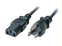 C2g Power Cord - Nema 5-15p - Male Left Gender - Power Iec 320 En 60320 C13 - Female