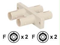 Belkin International Inc Belkin Network Coupler - Fiber Optic - Male Left Gender - Male Right Gender - St