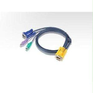 Aten - 2l5201u - Kvm Cable - Hdb-15,usb Type A Left Connector - Male Left Gender