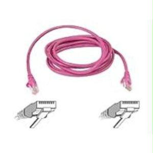 Belkin International Inc Belkin A3l980-05-pnk-s 5ft Cat6 Snagless Patch Cable, Utp, Pink Pvc Jacket, 23aw