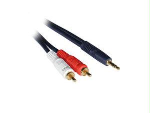 C2g Av Cable - 3.5mm Stereo Left Connector - Male Left Gender - Rca Right Connector