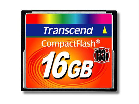 Transcend Information Compactflash 133 - Flash Memory Card - 16gb - Compactflash Card - 3.3/5 V -fast,
