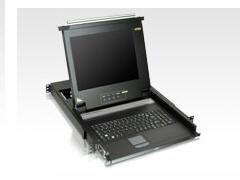 Aten 17inch Single-rail Lcd Integratedconsole - Ps/2, Usb, 1 X Sphd Female - Exclusiv