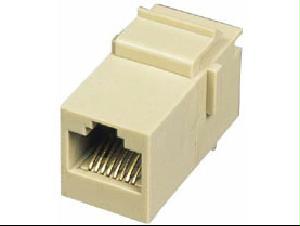 C2g Rj45 8p8c Keystone Insert Coupler Wht