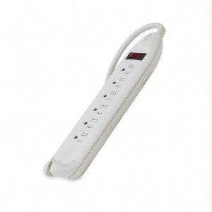 Belkin International Inc Belkin F9d160-04 6-outlet Power Strip With 4ft Cord, White - Vprovides Enough Po