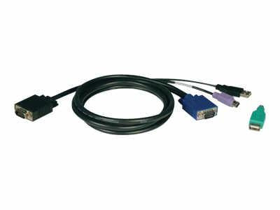 Eaton Tripp Lite Series Usb/ps2 Combo Cable Kit For Netcontroller Kvm Switches B