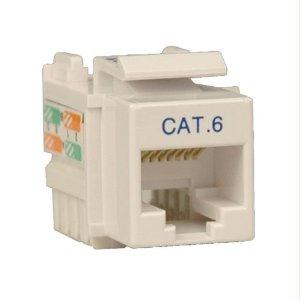 Eaton Tripp Lite Series Cat6/cat5e 110 Style Punch Down Keystone Jack - White, T