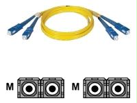 Eaton Tripp Lite Series Duplex Singlemode 9/125 Fiber Patch Cable - Male Left Ge