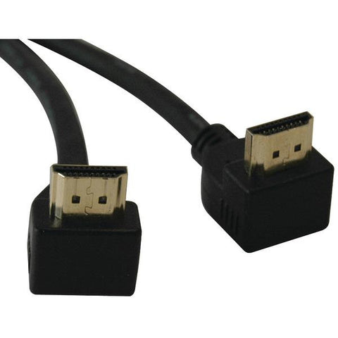 Eaton Tripp Lite Series High-speed Hdmi Cable With 2 Right-angle Connectors, Dig