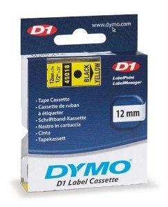 Dymo Labelmanager D1 Black Print/ Yellow Tape, 1/2 X 23, Always Use Dymo-branded