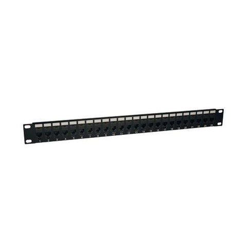 Eaton Tripp Lite Series 24-port 1u Rack-mount Cat5e Feedthrough Patch Panel, Rj4