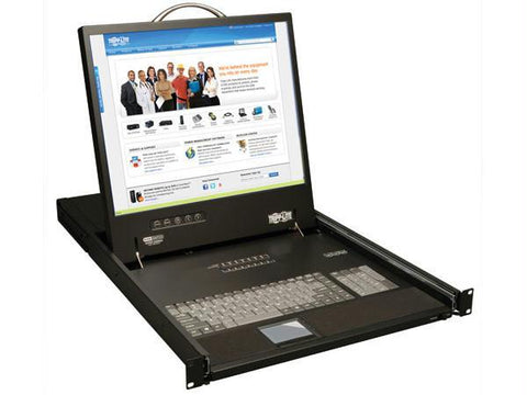 Eaton Tripp Lite Series Netcontroller 8-port 1u Rack-mount Console Kvm Switch Wi