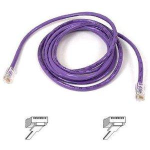 Belkin International Inc Belkin A3l791-25-pur-s - 25ft Cat5e Snagless Patch Cable, Utp, Purple Pvc Jacket