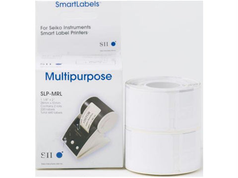 Seiko Instruments Usa, Inc. Multipurpose Label - 720rt, 650, 650se, 620, 420, 240, 200, 220 - White - High Q