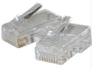 C2g Rj45 8x8 Mod Plug Flat Stranded Cbl 10pk