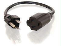 C2g Power Cord - Nema 5-15p - Power Nema 5-15r - Length: 4 Length- Wire Gauge:16 Awg