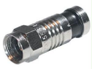 C2g Rg59 F Type Comp.conn W/ O-ring 10pk Taa, Ensures Reliable And Secure Connection