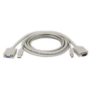 Eaton Tripp Lite Series Usb Cable Kit For Kvm Switch B006-vu4-r, 10 Ft. (3.05 M)