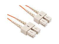 Unc Group Llc 5 Meter Sc-sc Om1 1gig Fiber Optic Cable, Orange, Ofnr, 62.5/125 Fiber, Multimod
