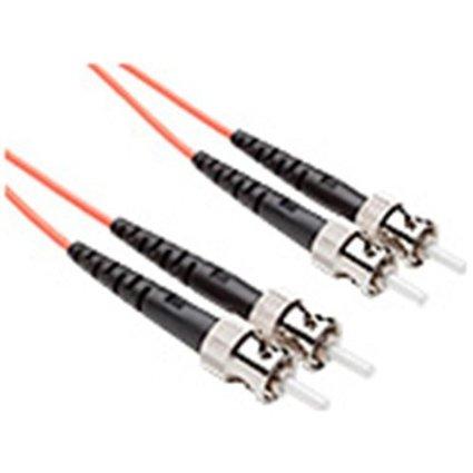 Unc Group Llc 5 Meter St-st Om1 1gig Fiber Optic Cable, Orange, Ofnr, 62.5/125 Fiber, Multimod