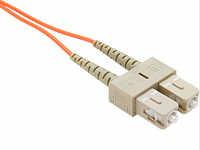 Unc Group Llc Unc 03m Lc To Sc Om2 1gb Fiber Optic Cable, Orange, Ofnr, 50/125 Multimode Duple