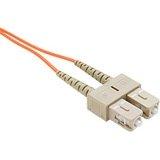 Unc Group Llc Unc 04m Lc To Sc Om2 1gb Fiber Optic Cable, Orange, Ofnr, 50/125 Multimode Duple