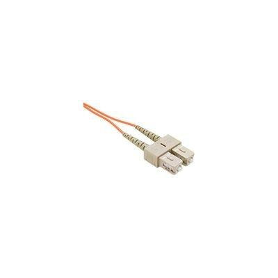 Unc Group Llc Unc 20m Lc To Sc Om2 1gb Fiber Optic Cable, Orange, Ofnr, 50/125 Multimode Duple