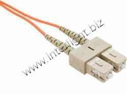 Unc Group Llc Unc 03m St To St Om2 1gb Fiber Optic Cable, Orange, Ofnr, 50/125 Multimode Duple