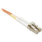 Unc Group Llc 12 Meter Lc-lc Om3 10gig Fiber Optic Cable, Aqua, Ofnr, 50/125 Fiber, Multimode