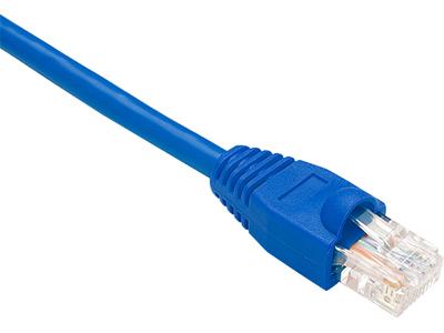 Unc Group Llc Unc Cat6 Patch Cable, 01 Ft Blue With Booted. High-performance Cat6 Ethernet Cab
