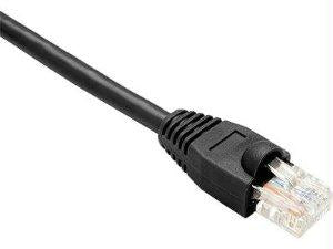 Unc Group Llc Unc Cat6 Patch Cable, 02 Ft Black With Booted. High-performance Cat6 Ethernet Ca