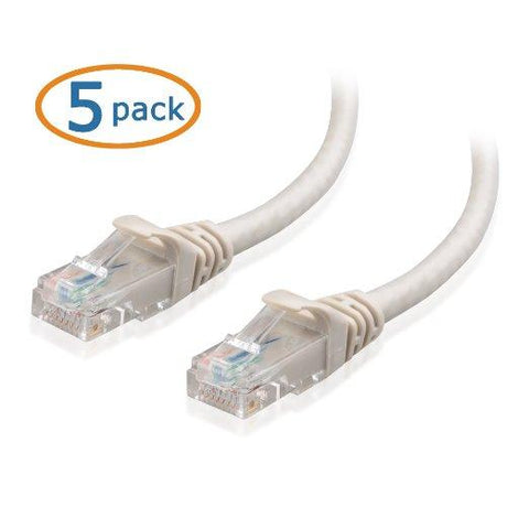 Unc Group Llc Unc Group 6in Cat5e No Boots Unshielded (utp) Ethernet Network Patch Cable Gray