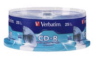 Verbatim Americas Llc 25pk Cd-r 80min 700mb 52x White Ij Hub
