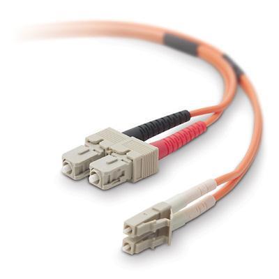 Belkin International Inc Belkin Patch Cable - Fiber Optic - Male Left Gender - Male Right Gender - Lc Rig
