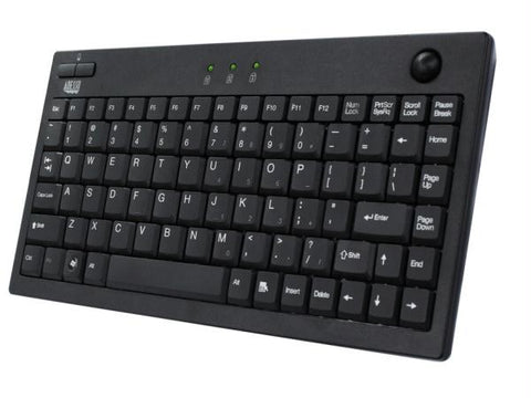 Adesso Innovation Inc Miniusb Keyboard W/optical Trackball (bl