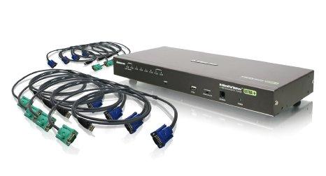 Iogear 8-port Combo Vga Kvmp Switch Taa Compliant