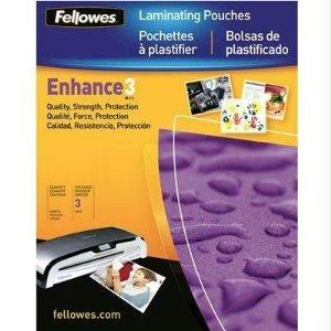 Fellowes, Inc. Thermal Laminating Pouches - Imagelast, Jam Free, Letter, 3 Mil, 50 Pack - Each