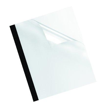 Fellowes, Inc. Thermal Presentation Covers - 1/4, 60 Sheets, Black - Thermal Binding Covers Fea