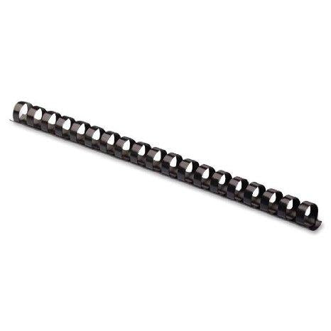 Fellowes, Inc. Plastic Combs - Round Back 5/8 120 Sheets Black 25 Pk - Gives A Professional App