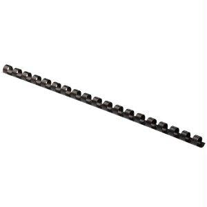 Fellowes, Inc. Plastic Combs - Round Back, 3/8, 55 Sheets, Black, 100 Pk - Gives A Professional