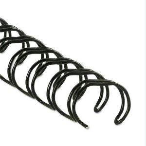 Fellowes, Inc. Binding Spine Wire - Steel - Black - Binding Spines Wire - Black 1/4in 25pk,dds