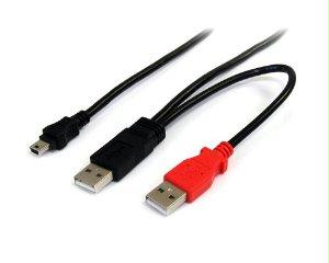 Startech Connect And Power Your External Mini-usb Equipped Hard Drive Through Two Standar
