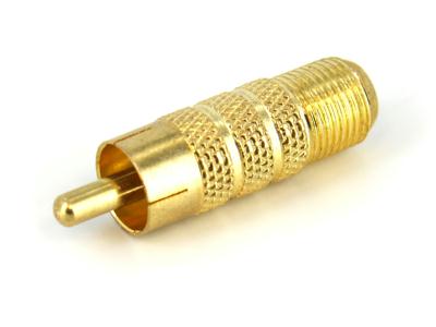 Startech Rca To F Type Coaxial Adapter M/f, Convert An Rg6 Coax Cable Into A Rca Cable