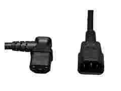 Eaton Tripp Lite Series Power Extension Cord, Left-angle C13 To C14 Pdu Style -