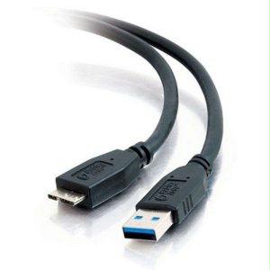 C2g Usb Cable - Usb 3.0 A Left Connector - Male Left Gender - Usb 3.0 Micro-b Right